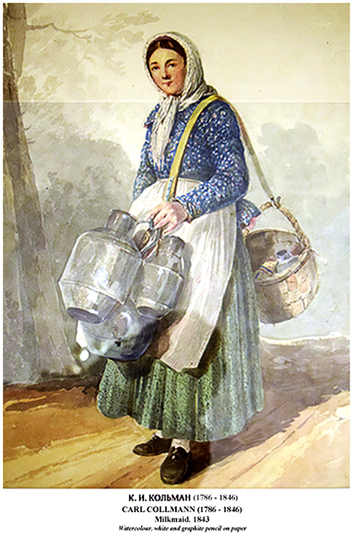 Milkmaid 1843 Carl Collmann FS